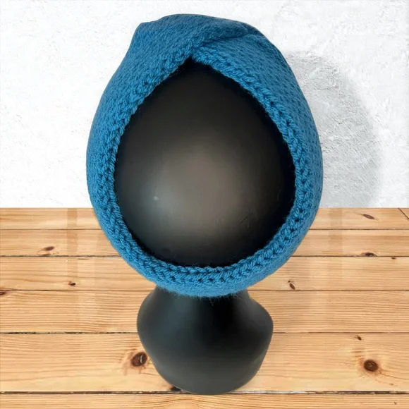 Handmade Knit Twist Ear Warmers Handcrafted Headband Ocean - Picture 6 of 10